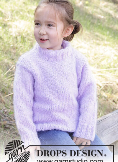 Smiling Lavender Sweater